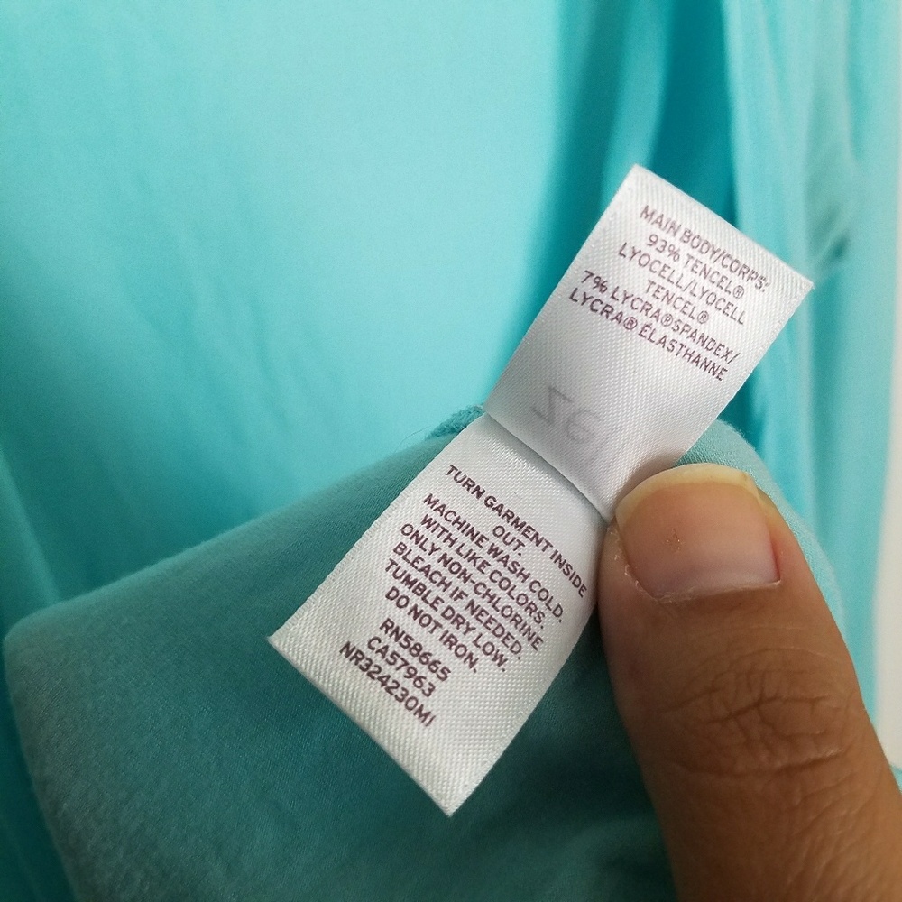 ๐ด Zella | Drishti Wrap Top, in Mint / Light Blue - Picture 8 of 8